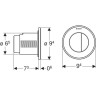 Кнопка смыва для унитаза GEBERIT TYPE 10 116.057.KJ.1